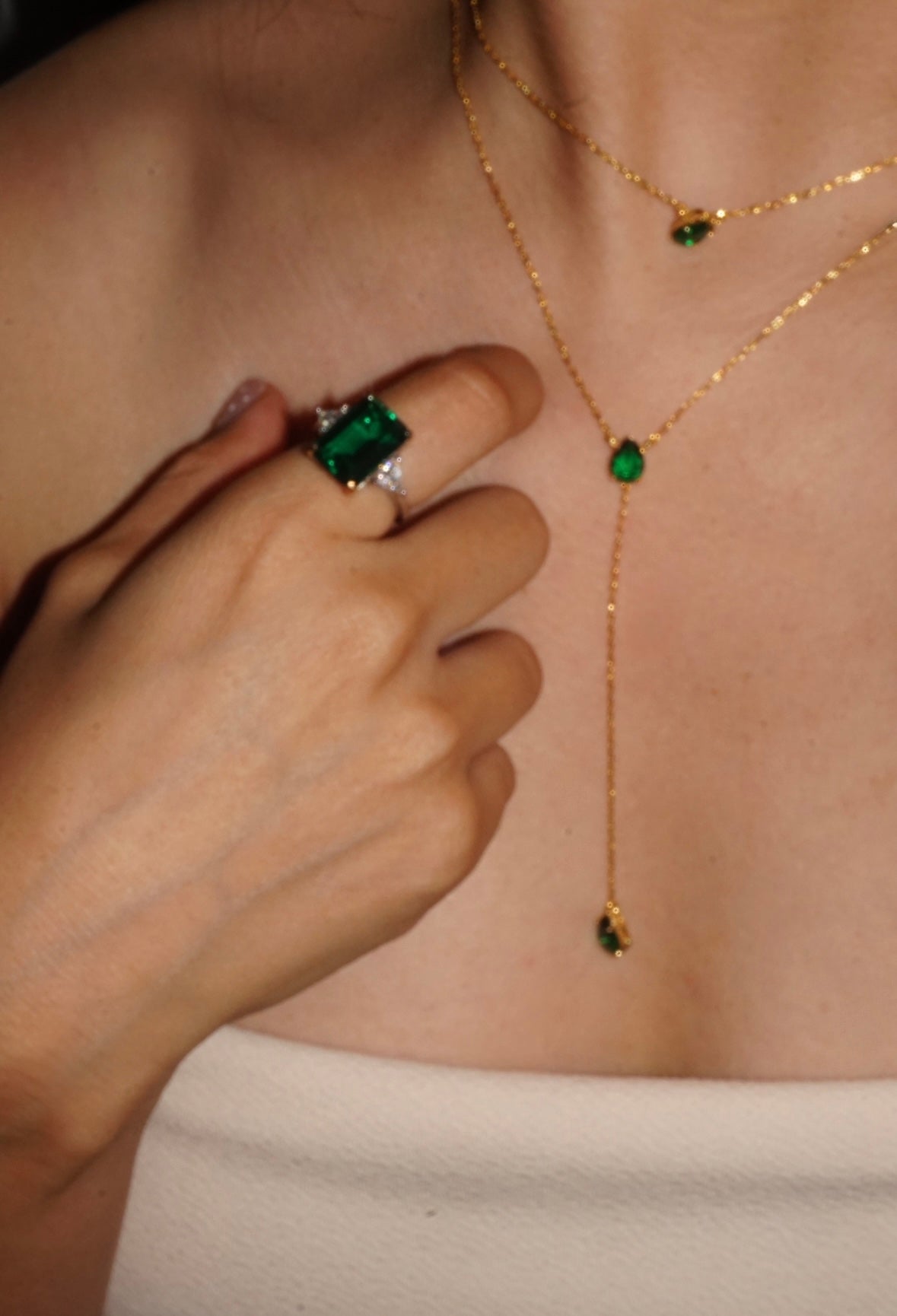 Collar Long Emerald