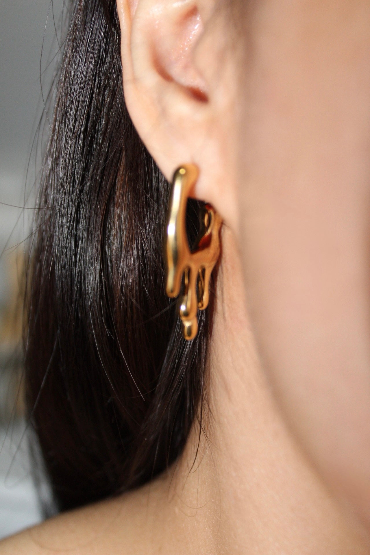 Aretes Liquid Gold