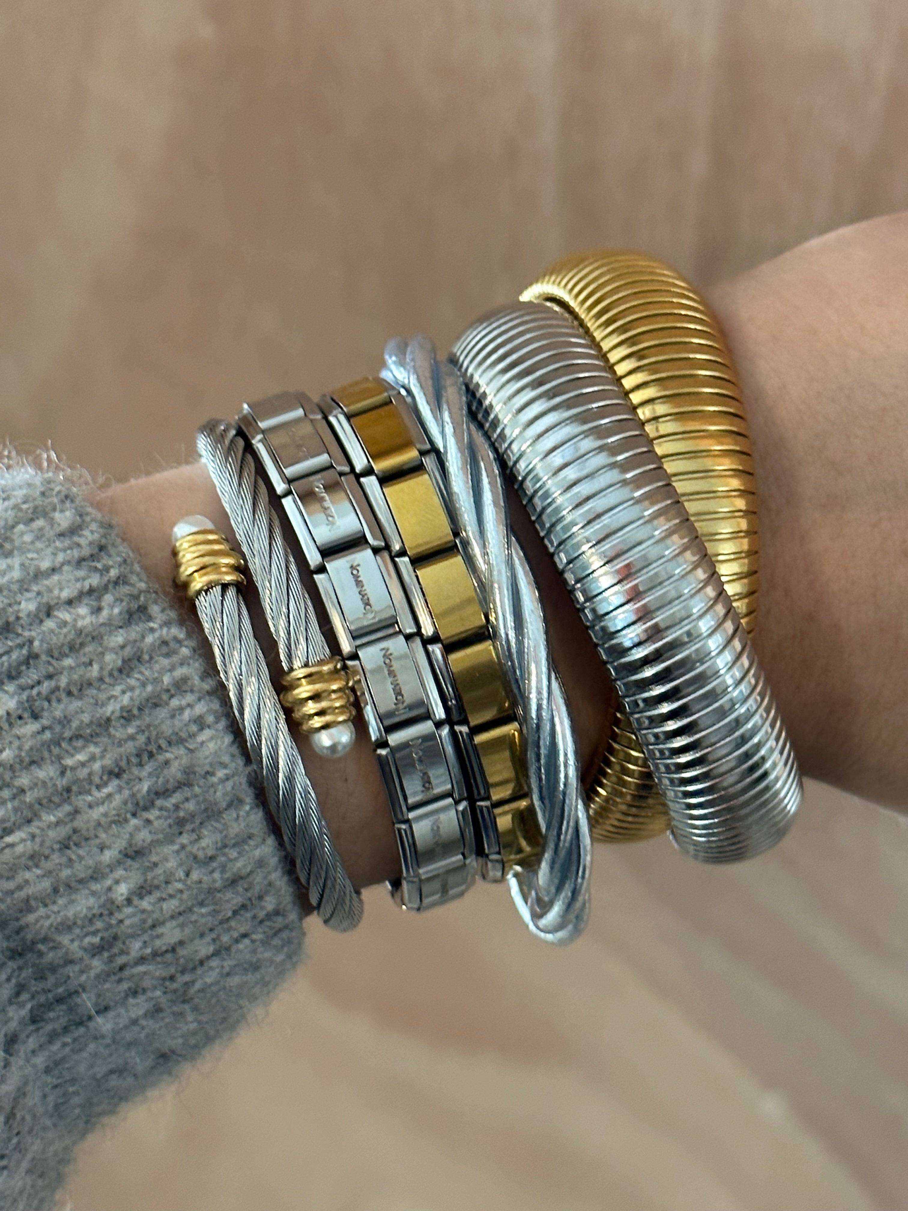 Pulsera Wire Small Pearl