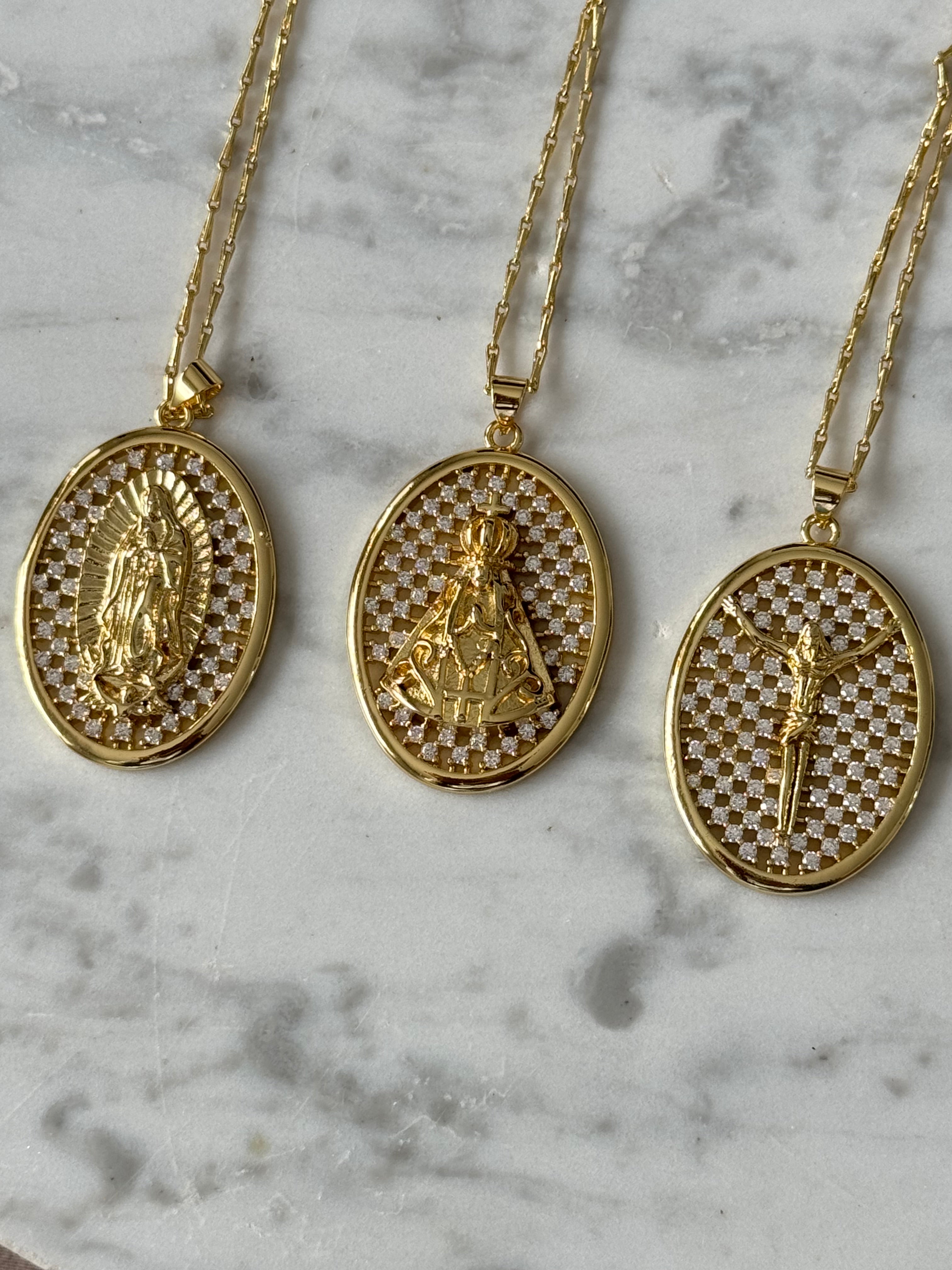 Collar Medalla Religiosa