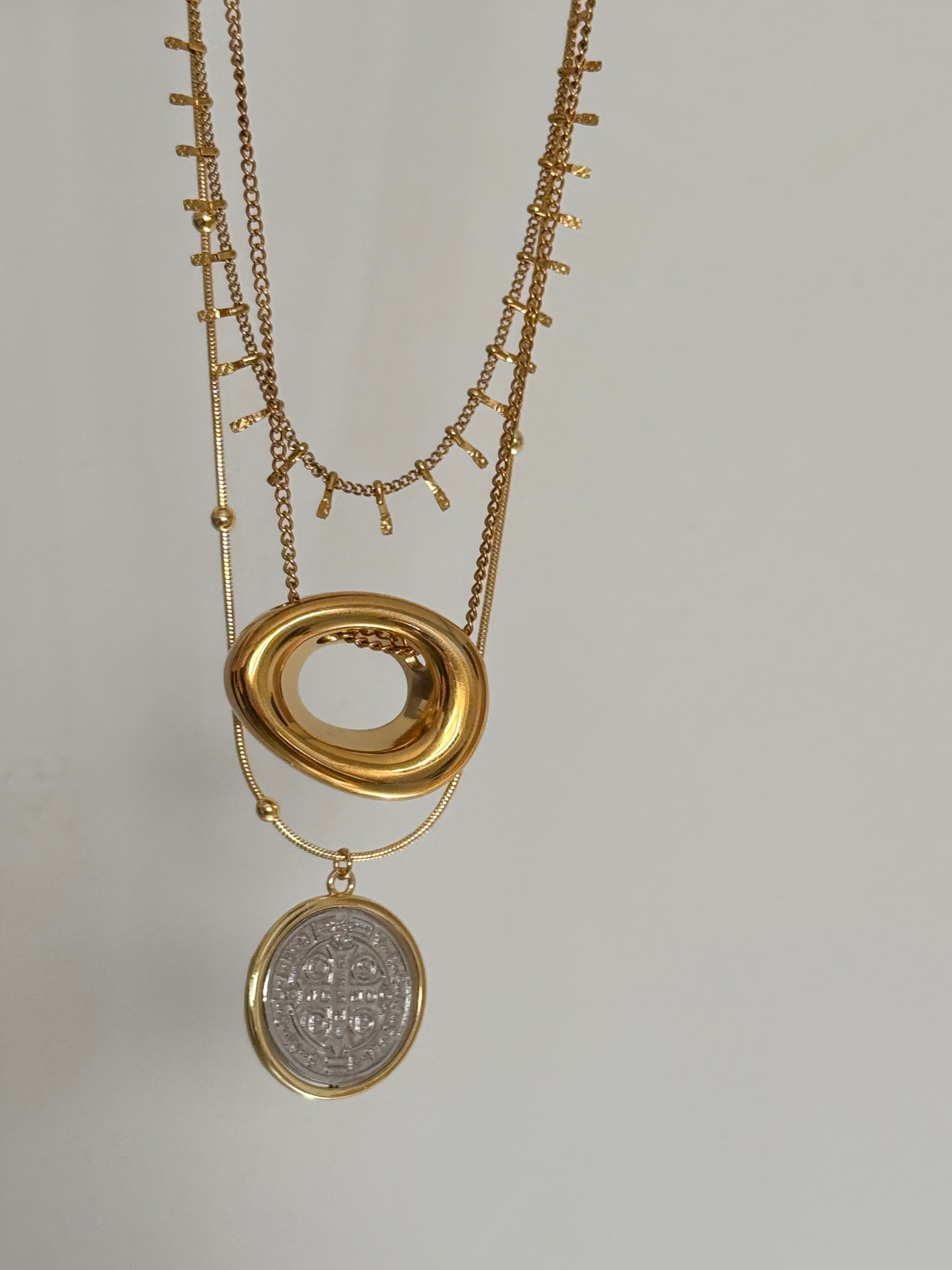 Collar San Benito Silver Doble