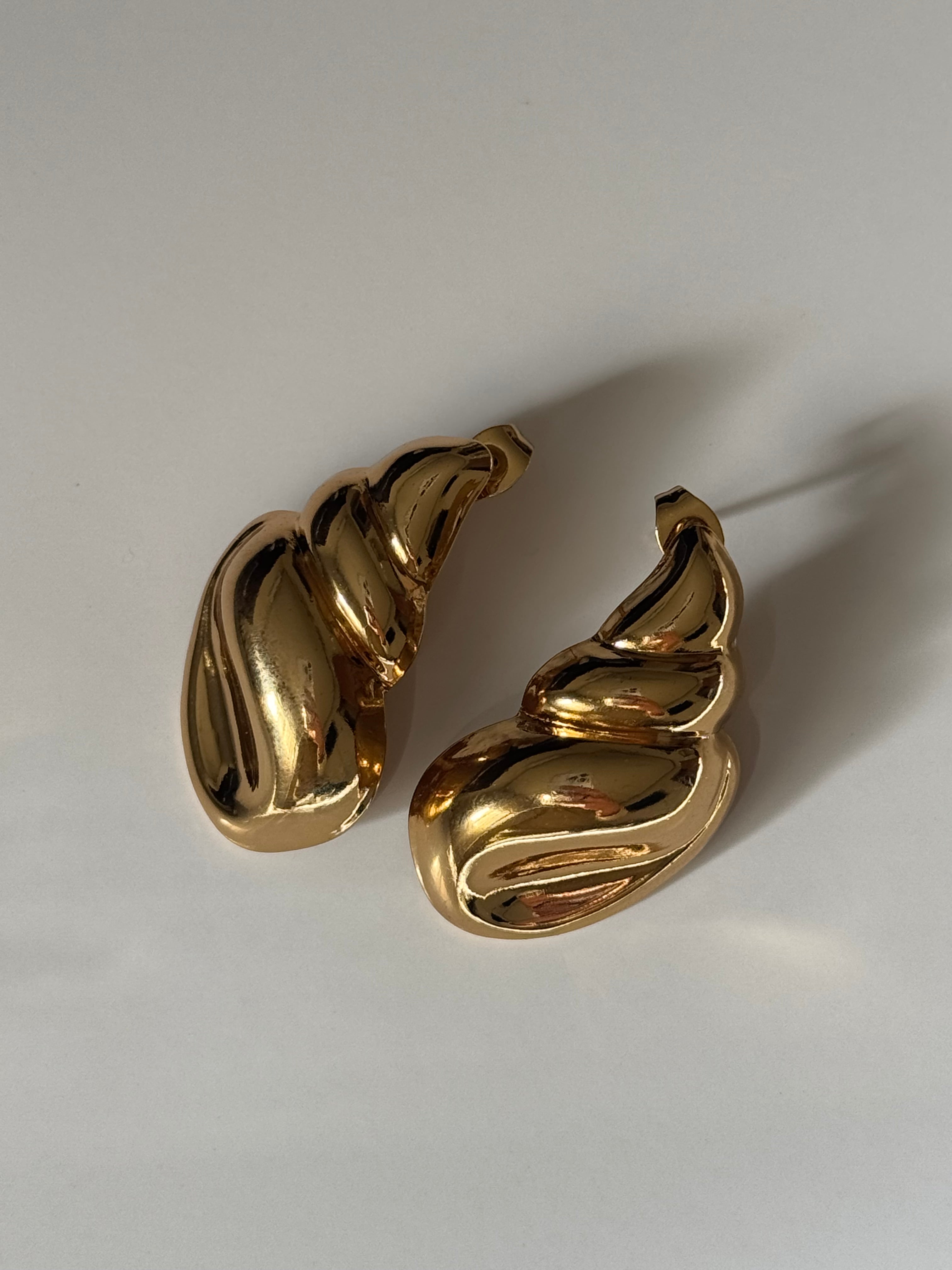 Aretes Sea Shell Gold