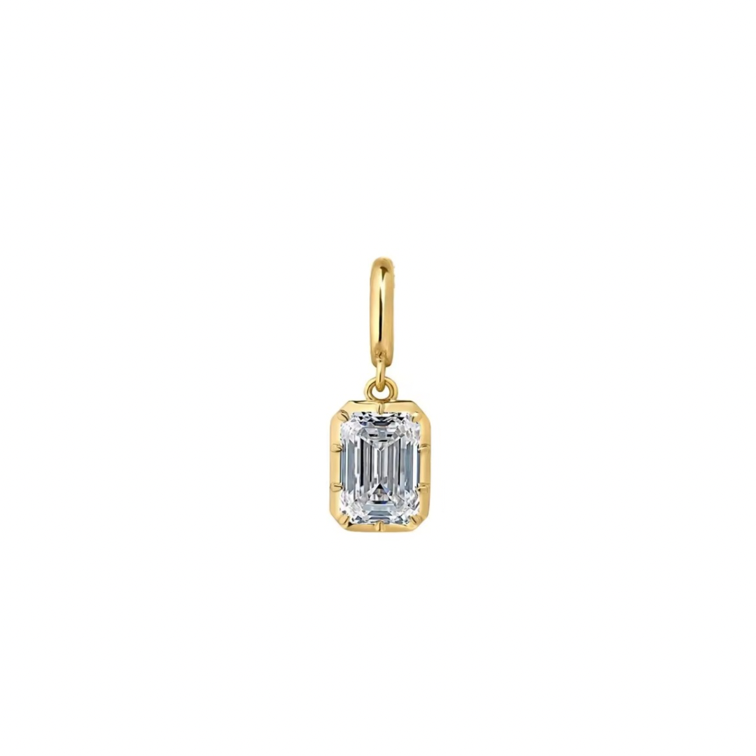 Emerald Cut Charm