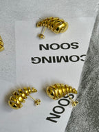 Aretes Drop Swirl