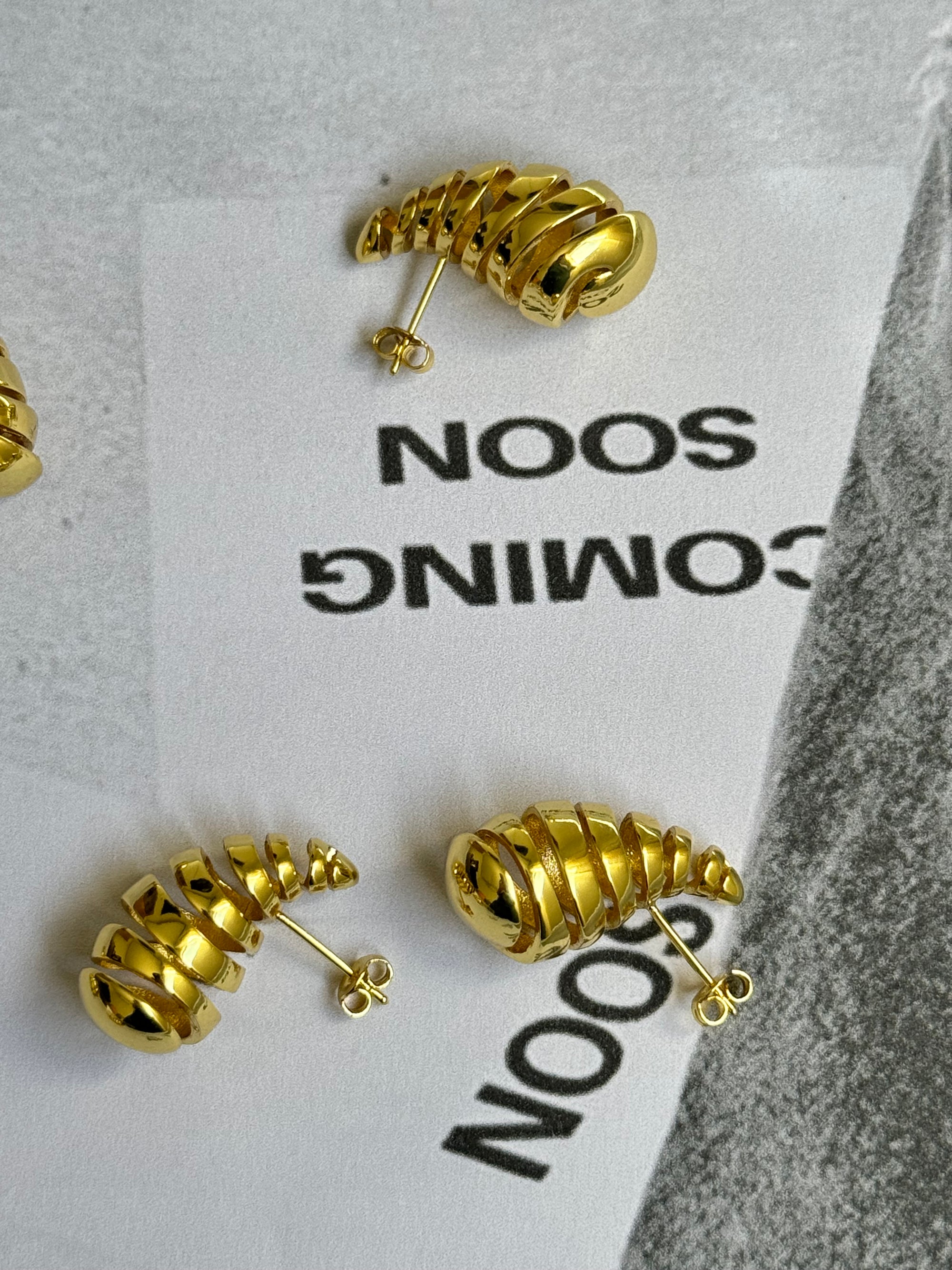 Aretes Drop Swirl