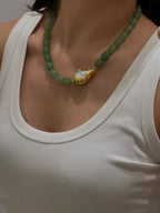 Collar Aventurina Green