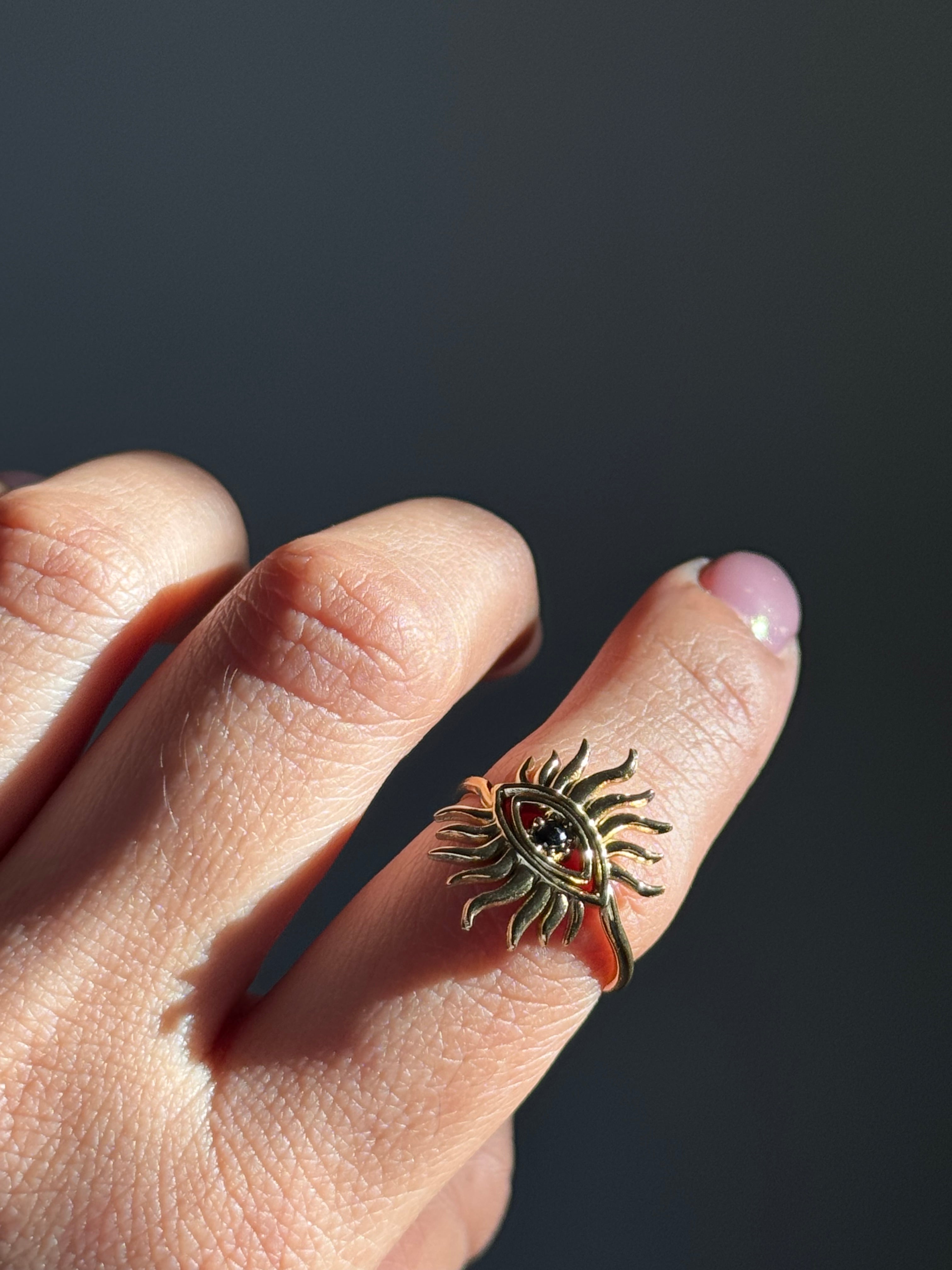 Anillo Evil Eye Ajustable