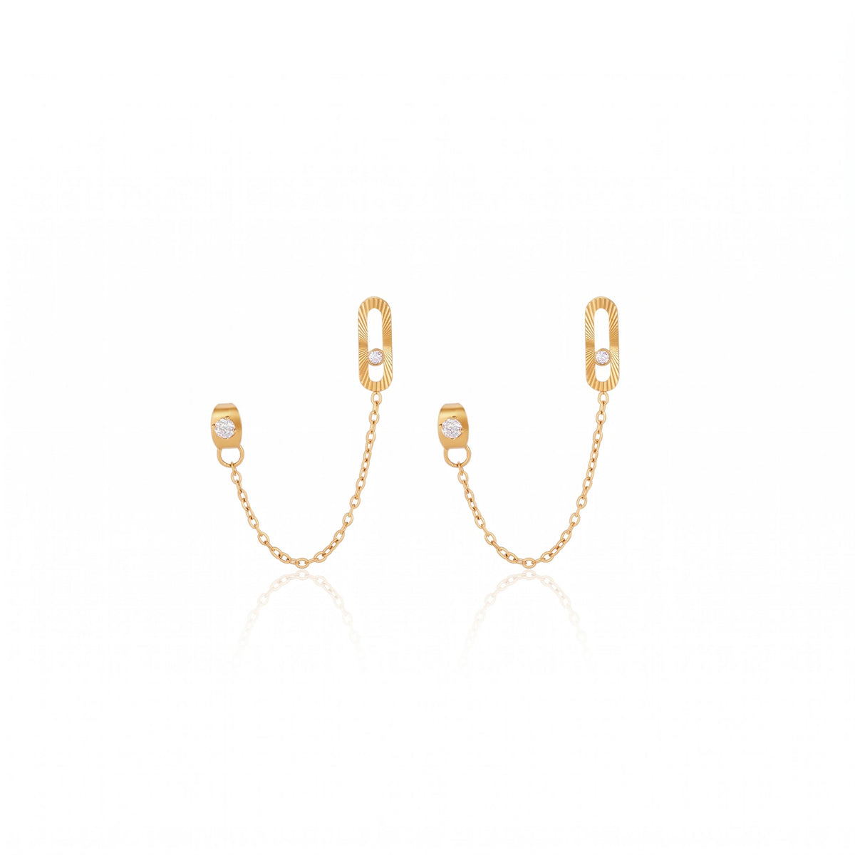 Move Engraved Earrings