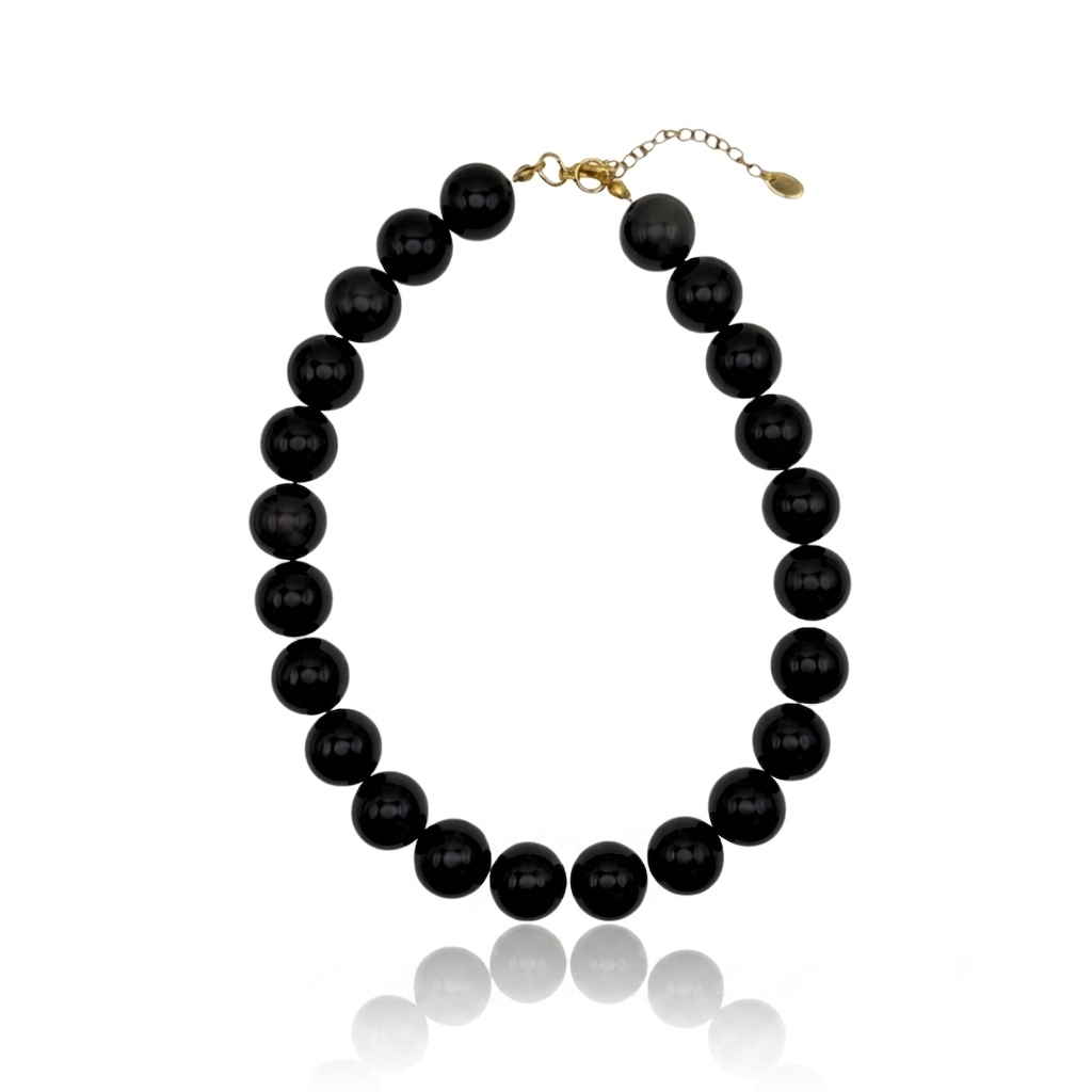Natural Obsidian Necklace