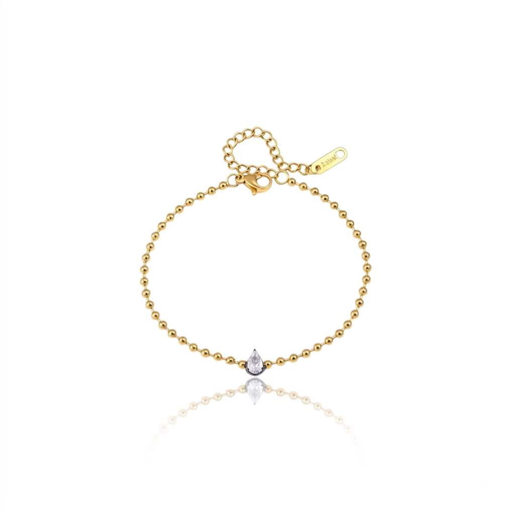 Contour Pear Bracelet