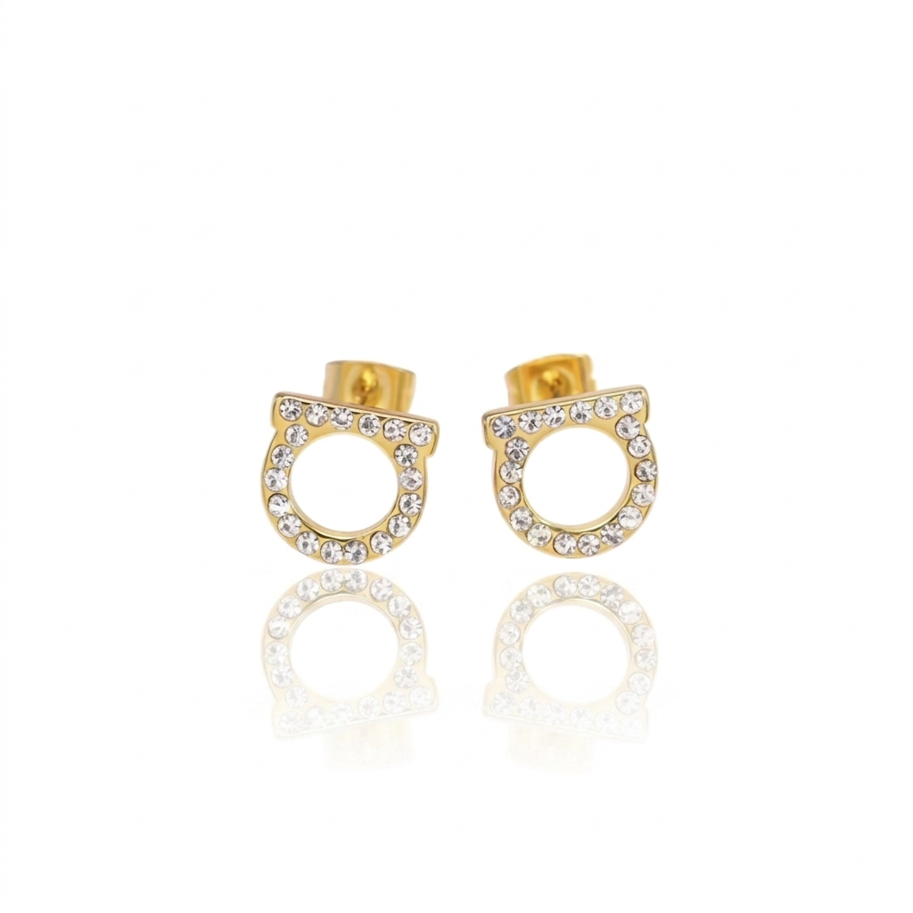 Halo Circle Studs