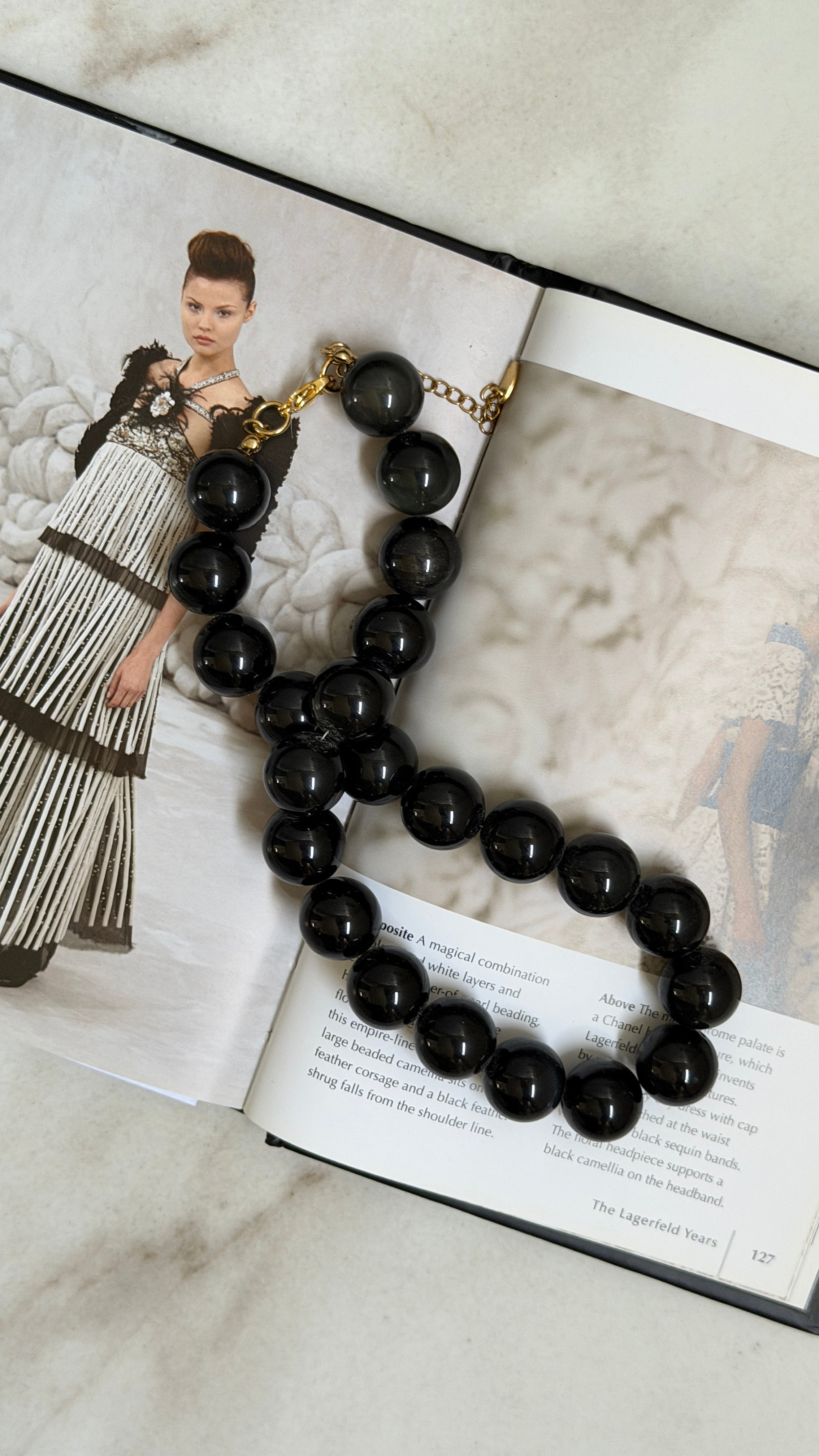 Natural Obsidian Necklace