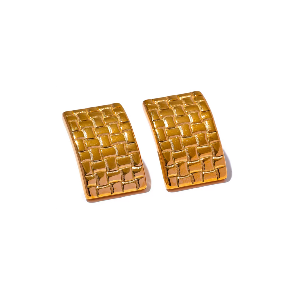 Aretes Vintage Rectangle