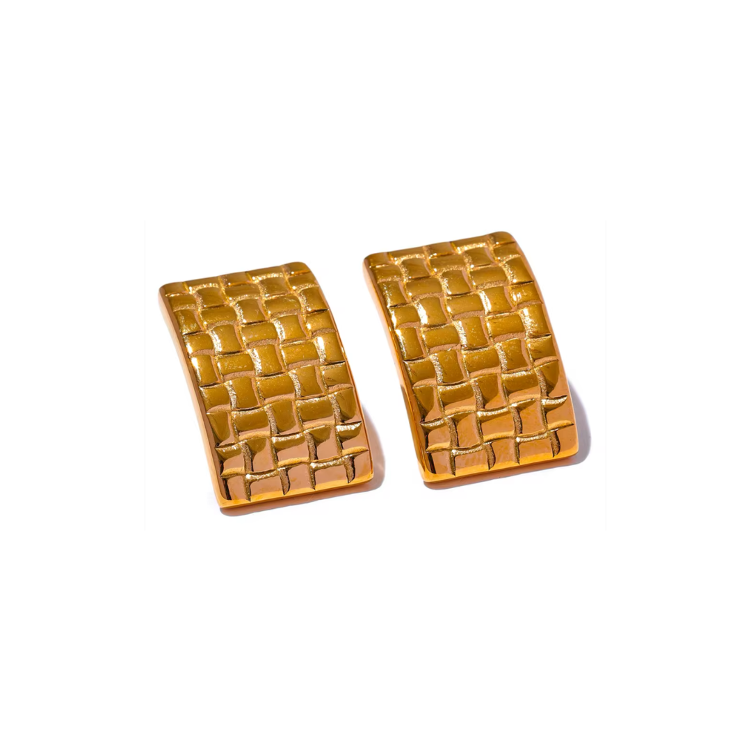 Aretes Vintage Rectangle