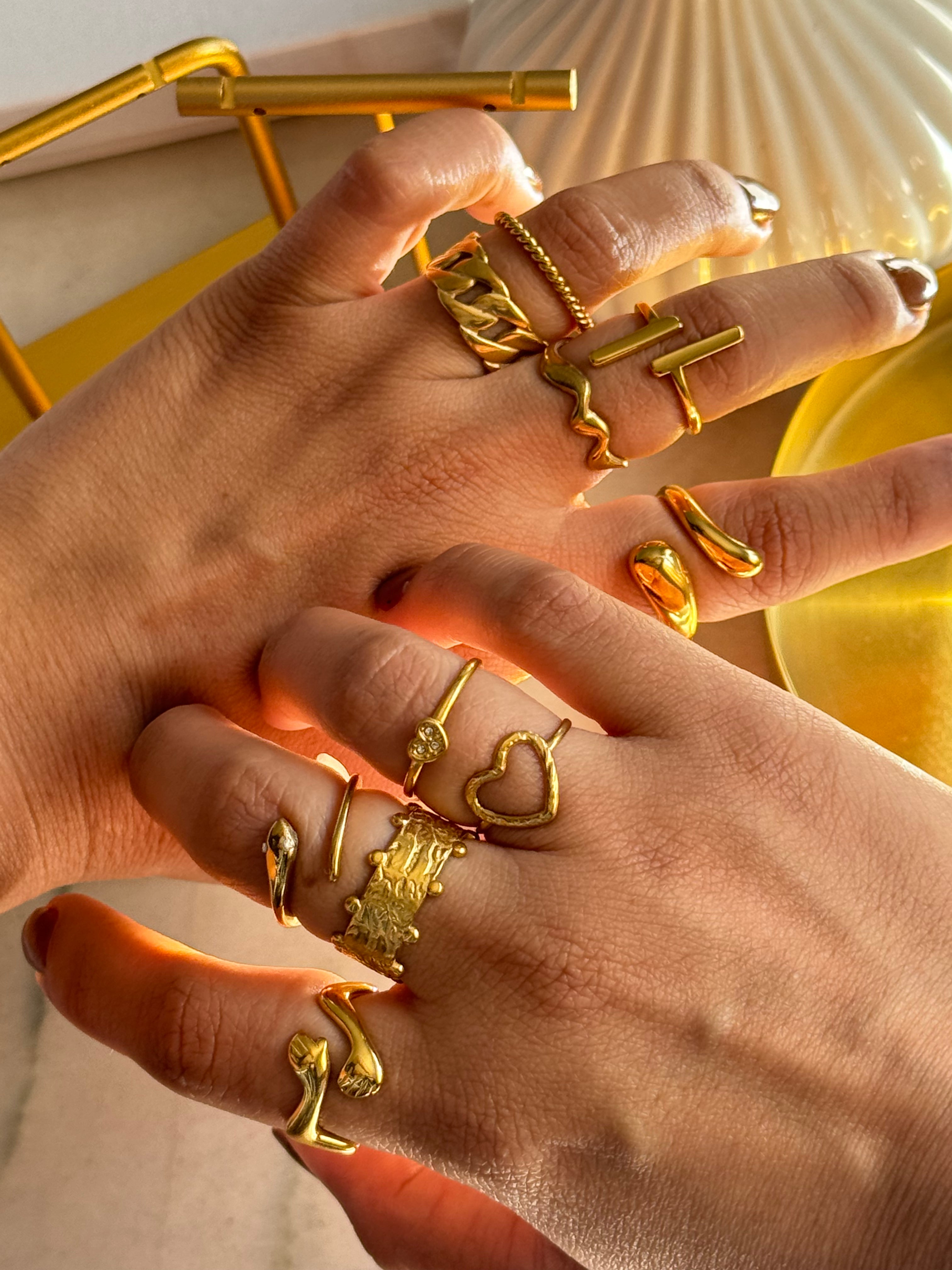 Anillo Twin Drops