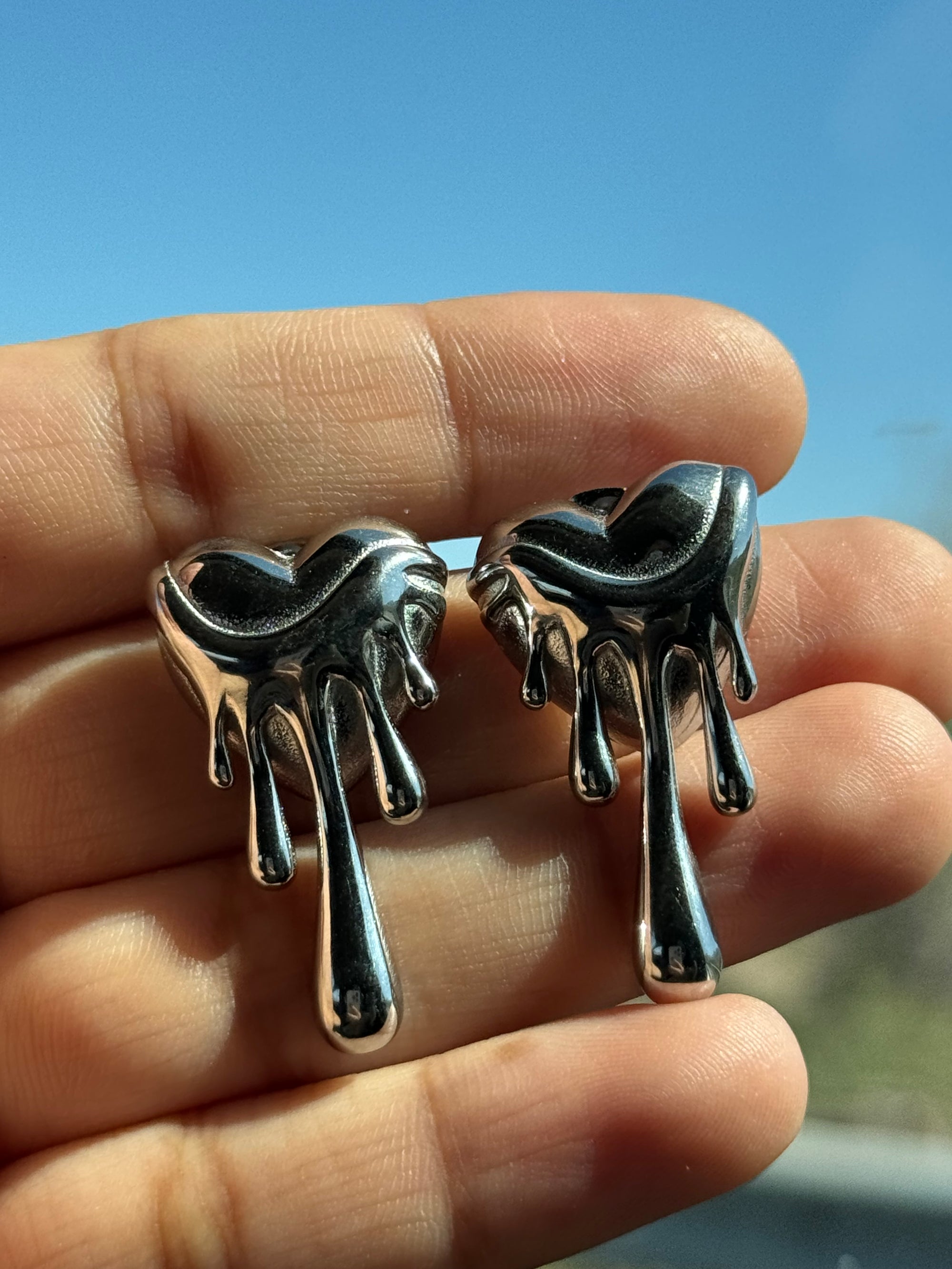 Aretes Blood Heart