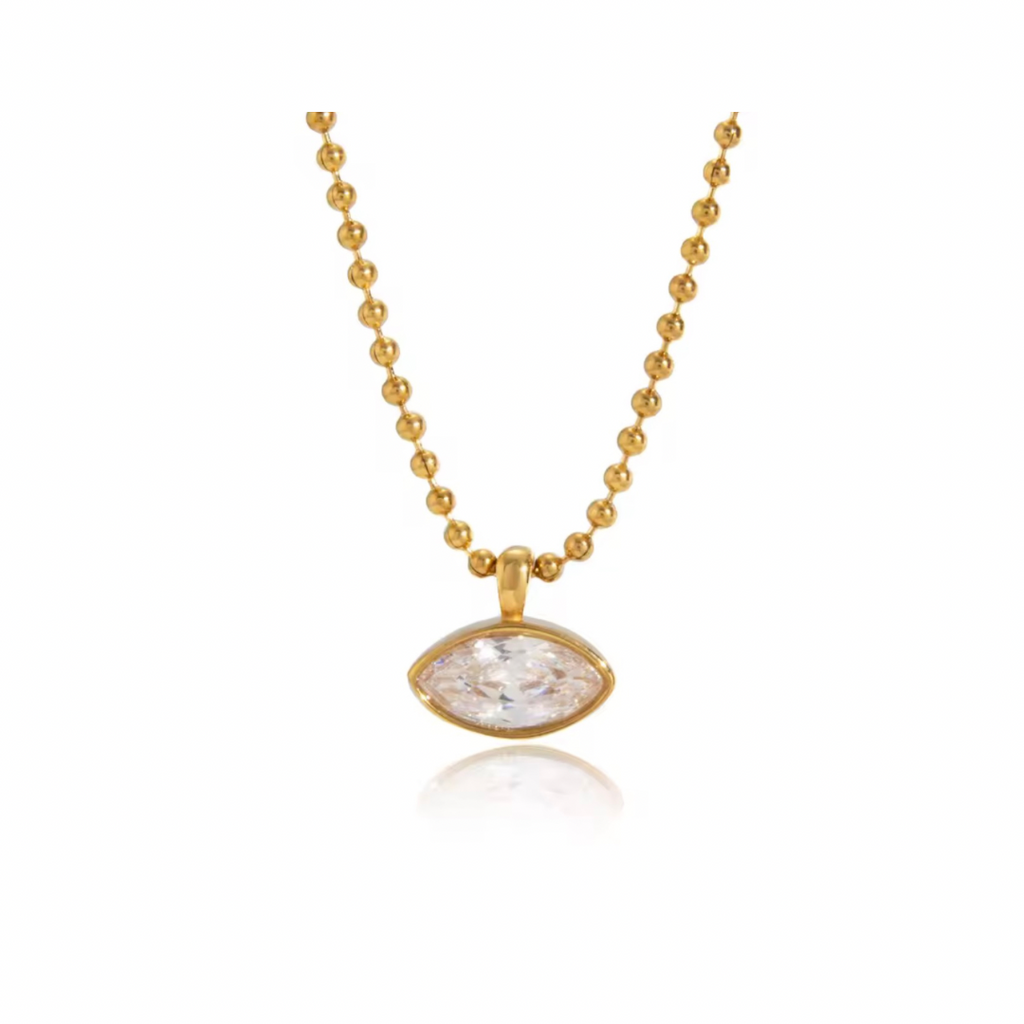 Velour Marquise Necklace