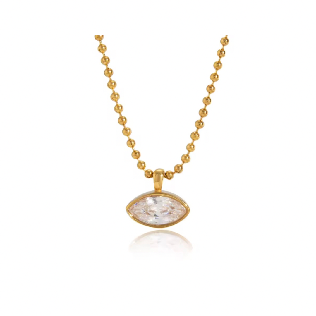 Velour Marquise Necklace