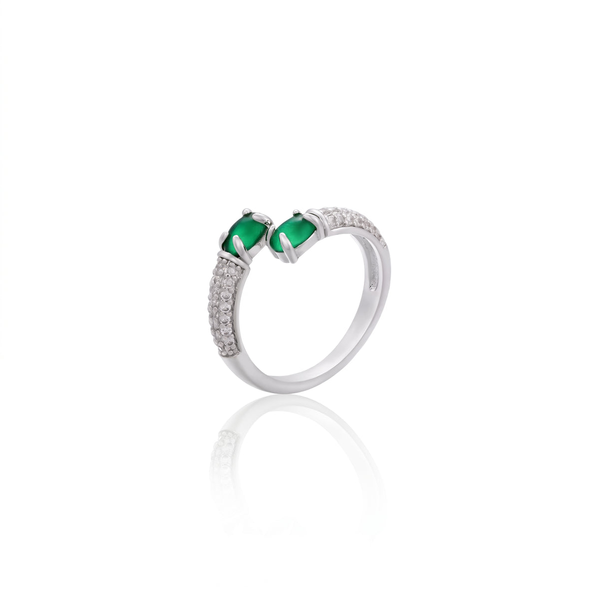 Anillo Gaia Jade Silver