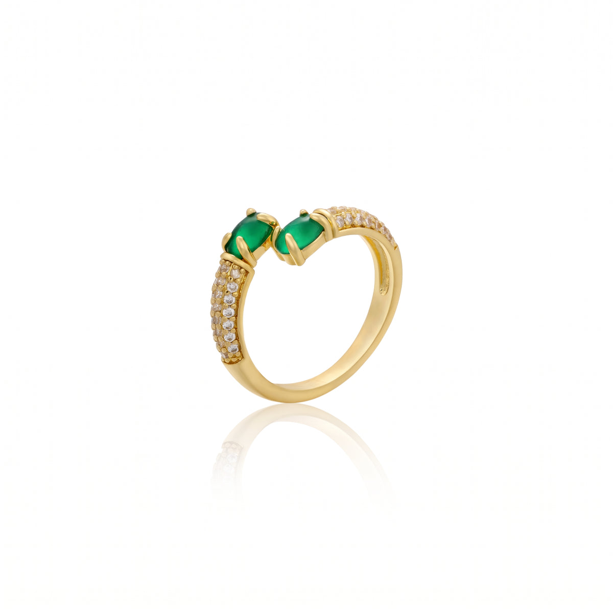 Anillo Gaia Jade Gold
