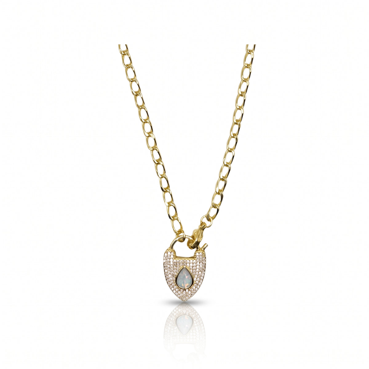 Collar Opal Lock
