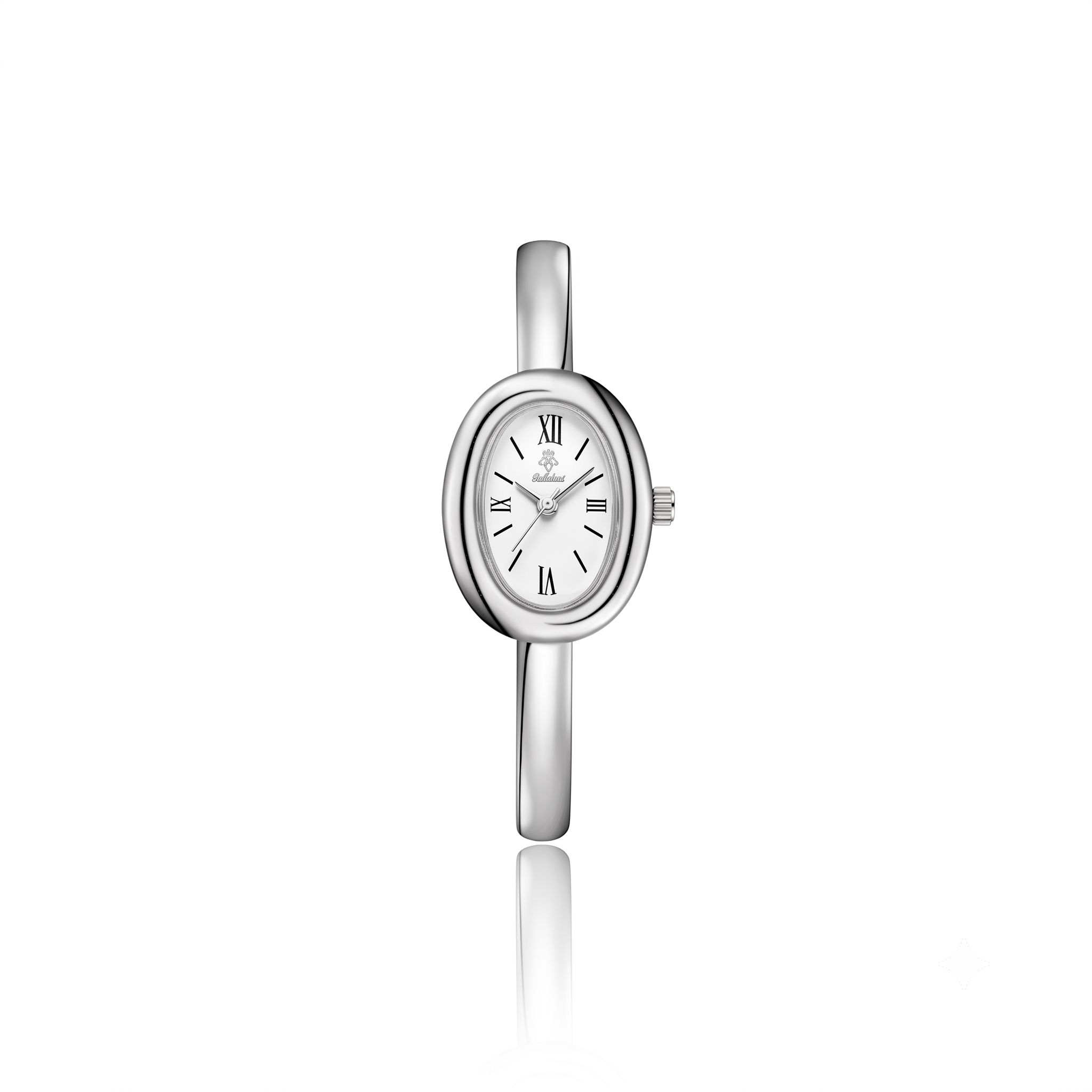 Reloj Ovale Lumière Silver