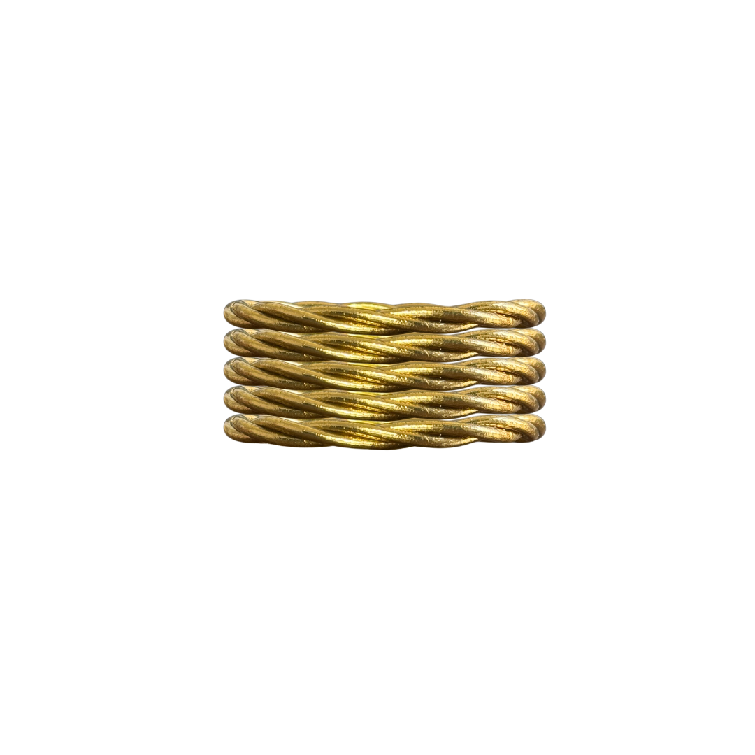 Twist Buddha Antique Gold