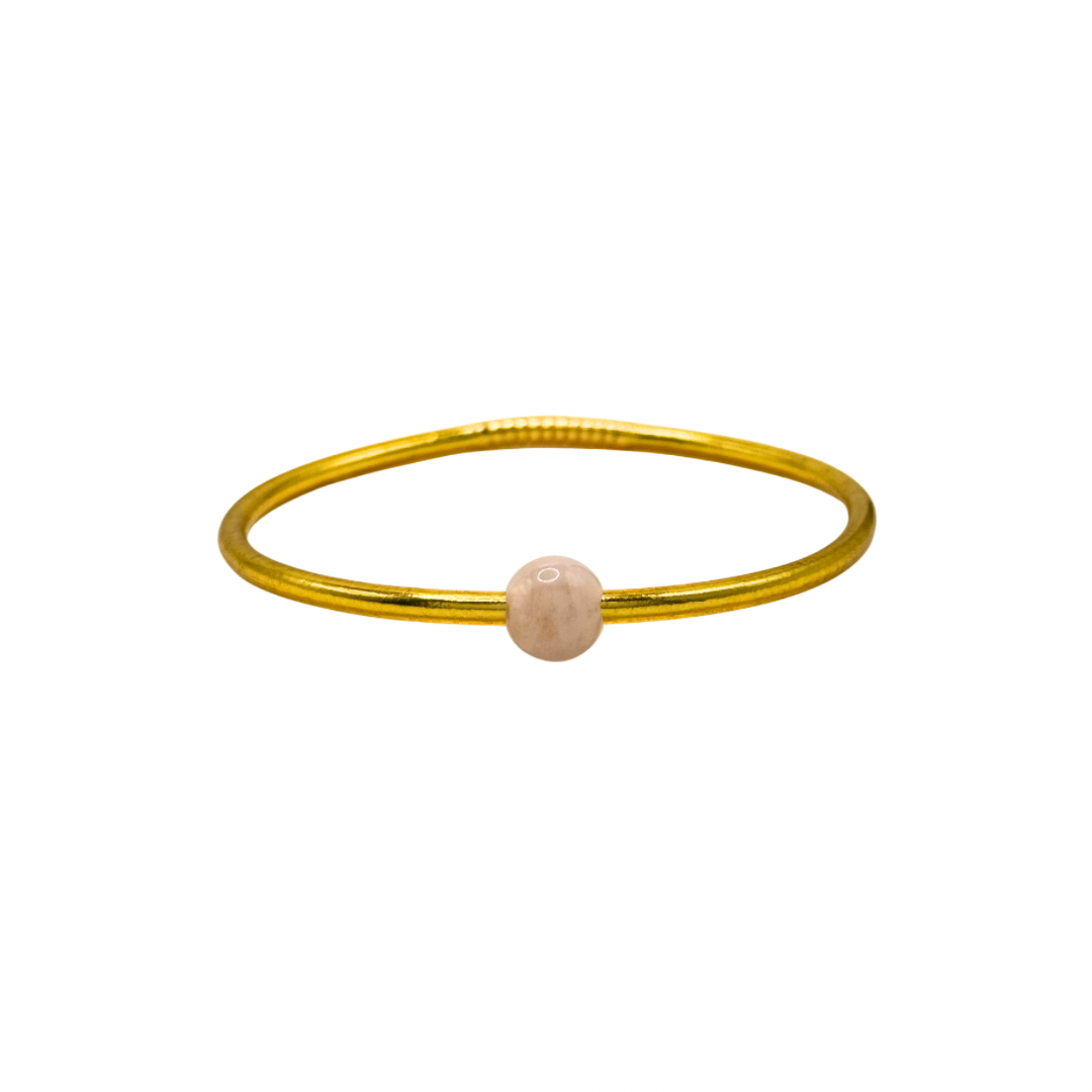 Cuarzo Rosa Buddha Gold