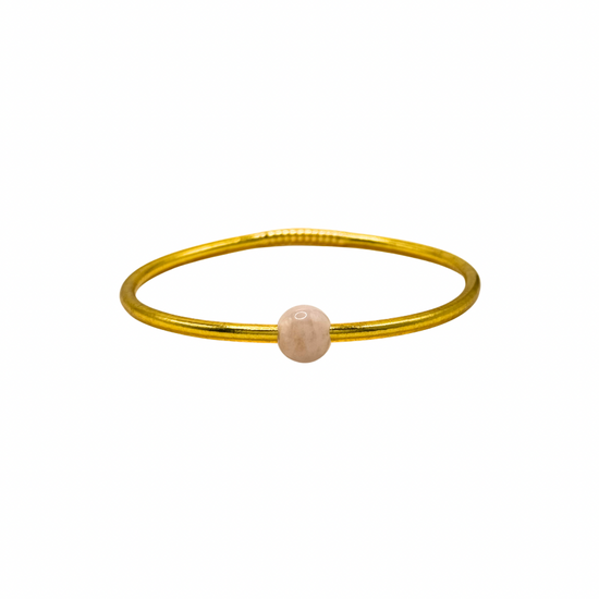 Cuarzo Rosa Buddha Gold