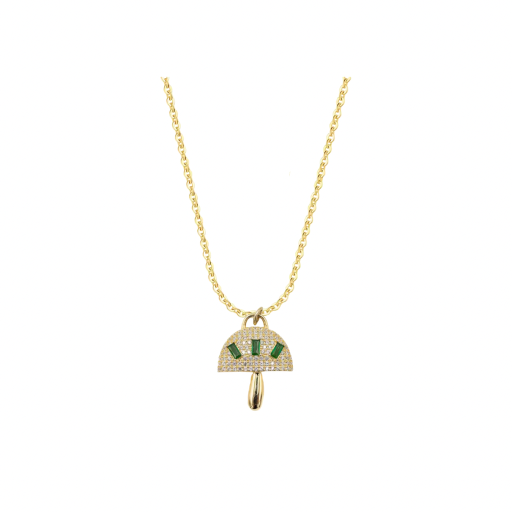 Collar Mushroom Emerald