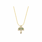 Collar Mushroom Emerald