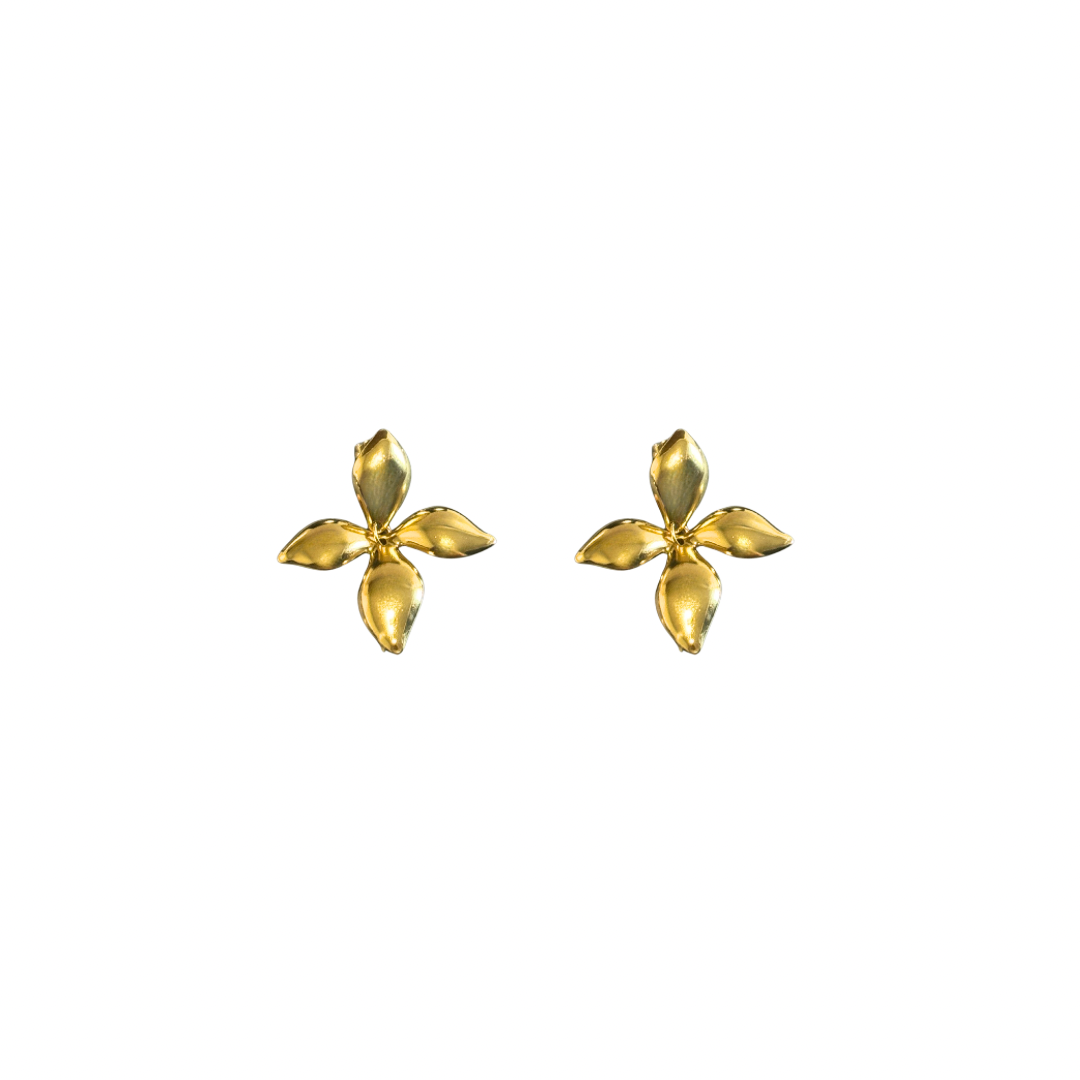 Aretes Elara Gold