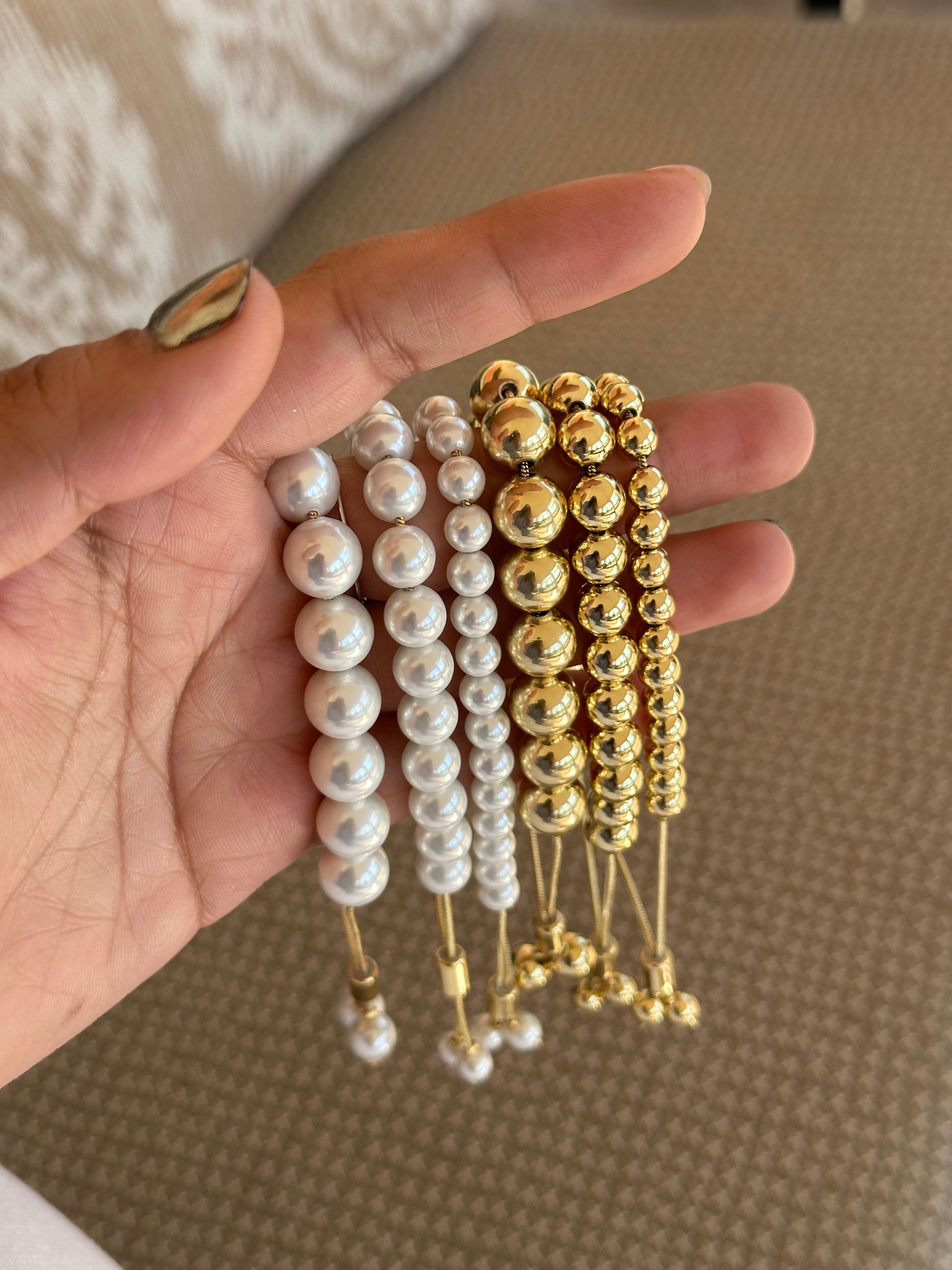 Pulsera Gold Beads