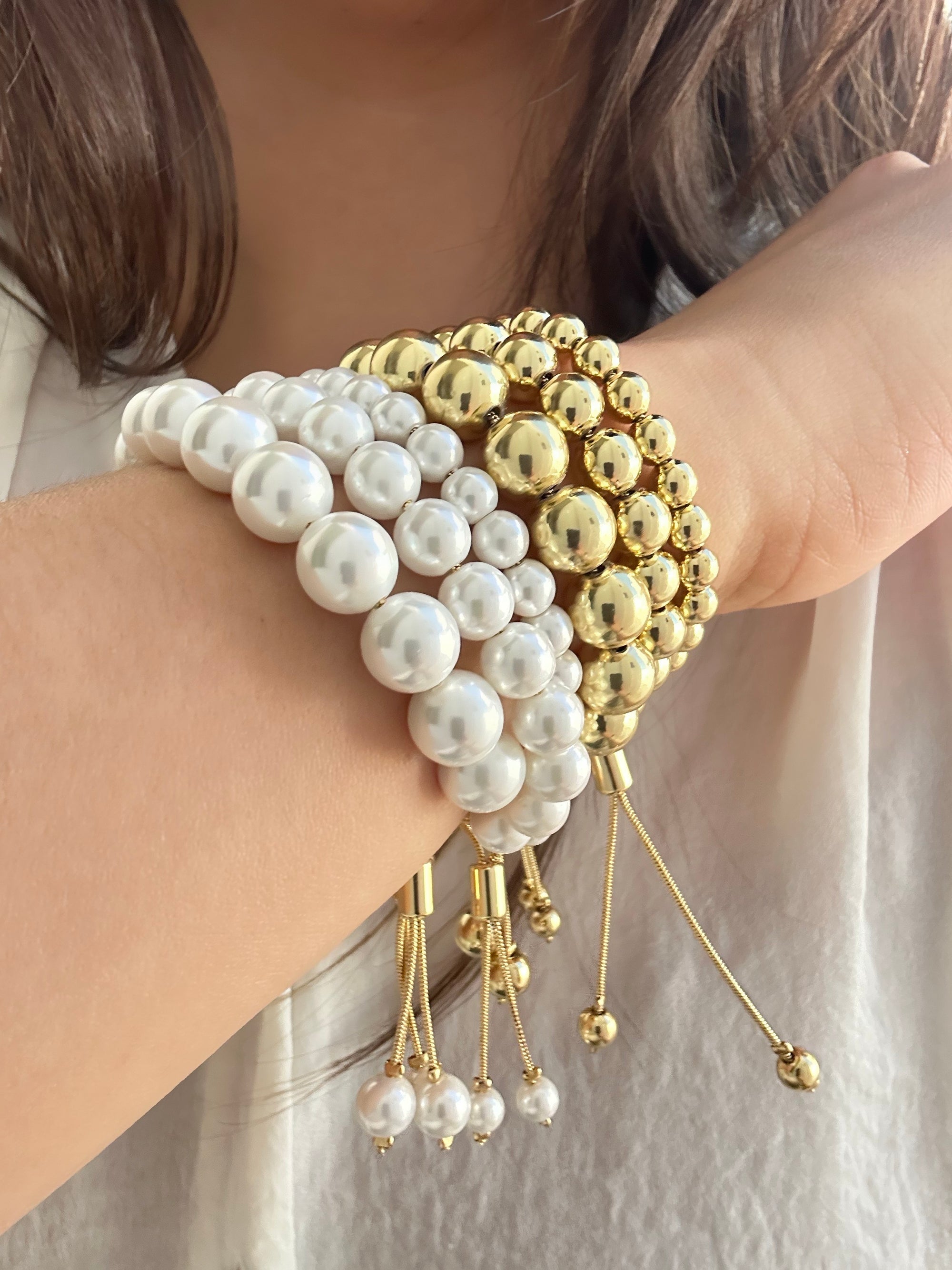 Pulsera Gold Beads