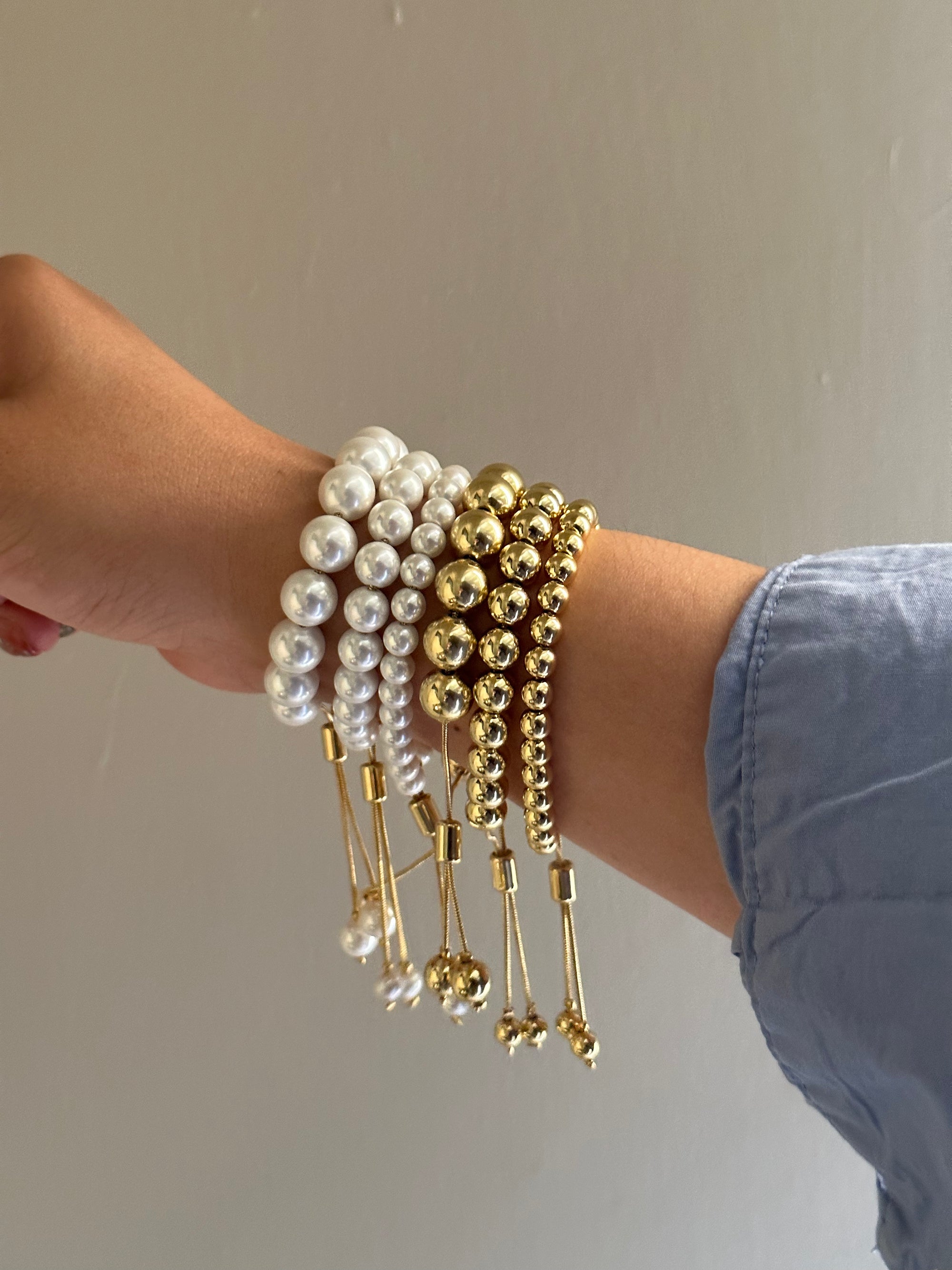 Pulsera White Pearl
