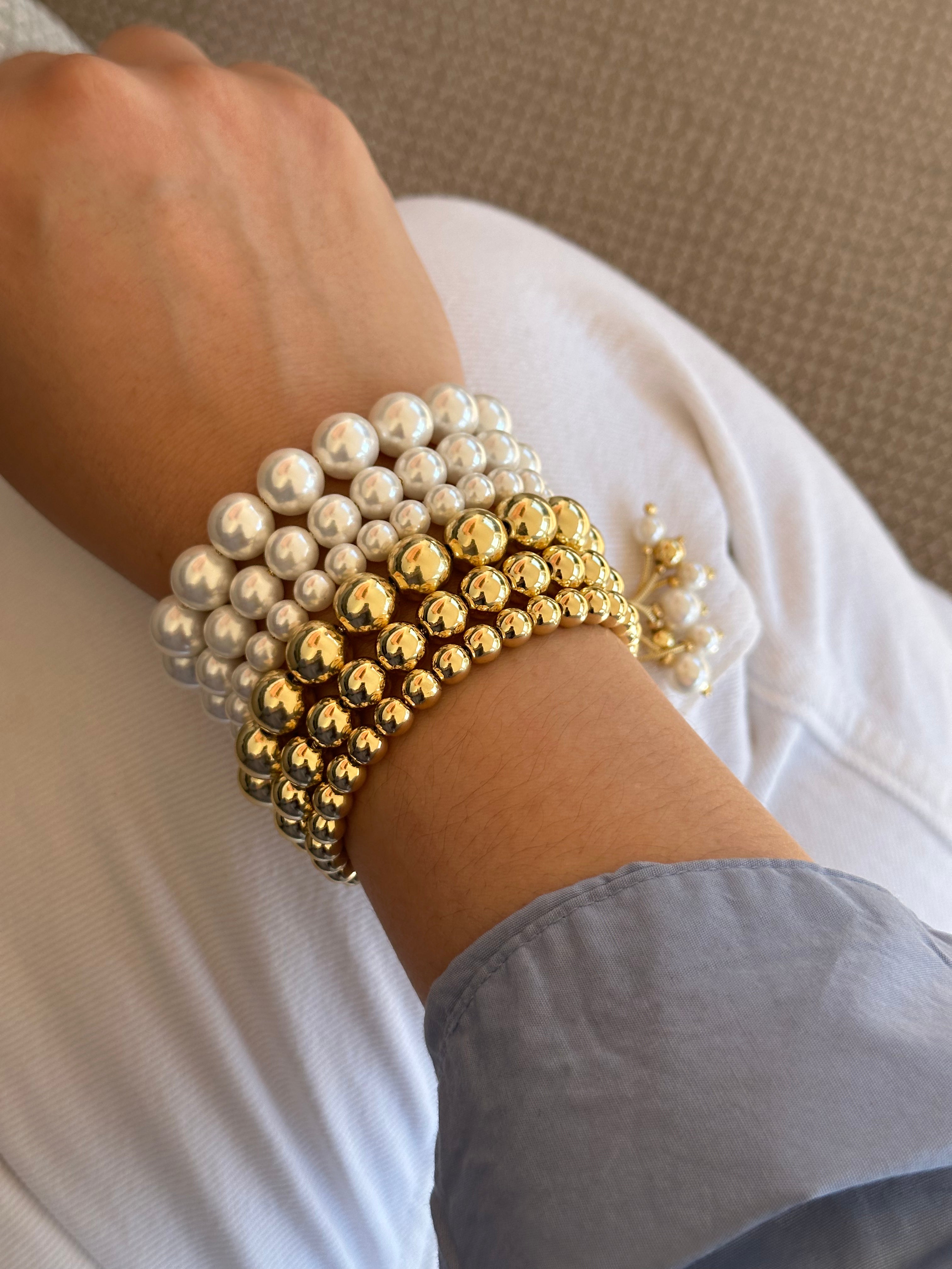 Pulsera White Pearl