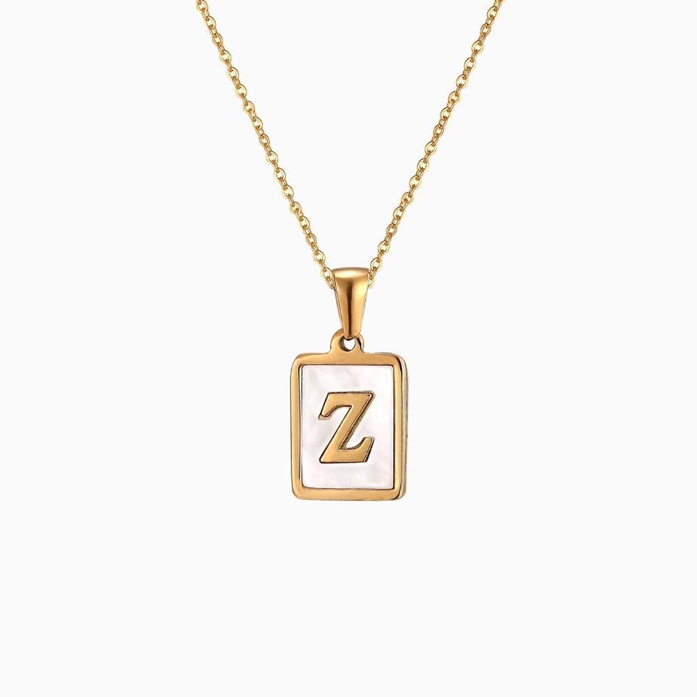 Collar Inicial Madre Perla