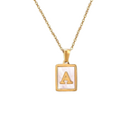 Collar Inicial Madre Perla