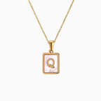 Collar Inicial Madre Perla