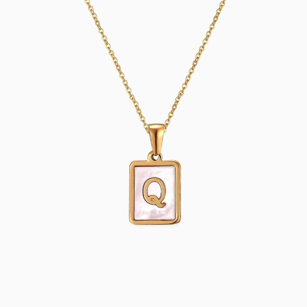 Collar Inicial Madre Perla