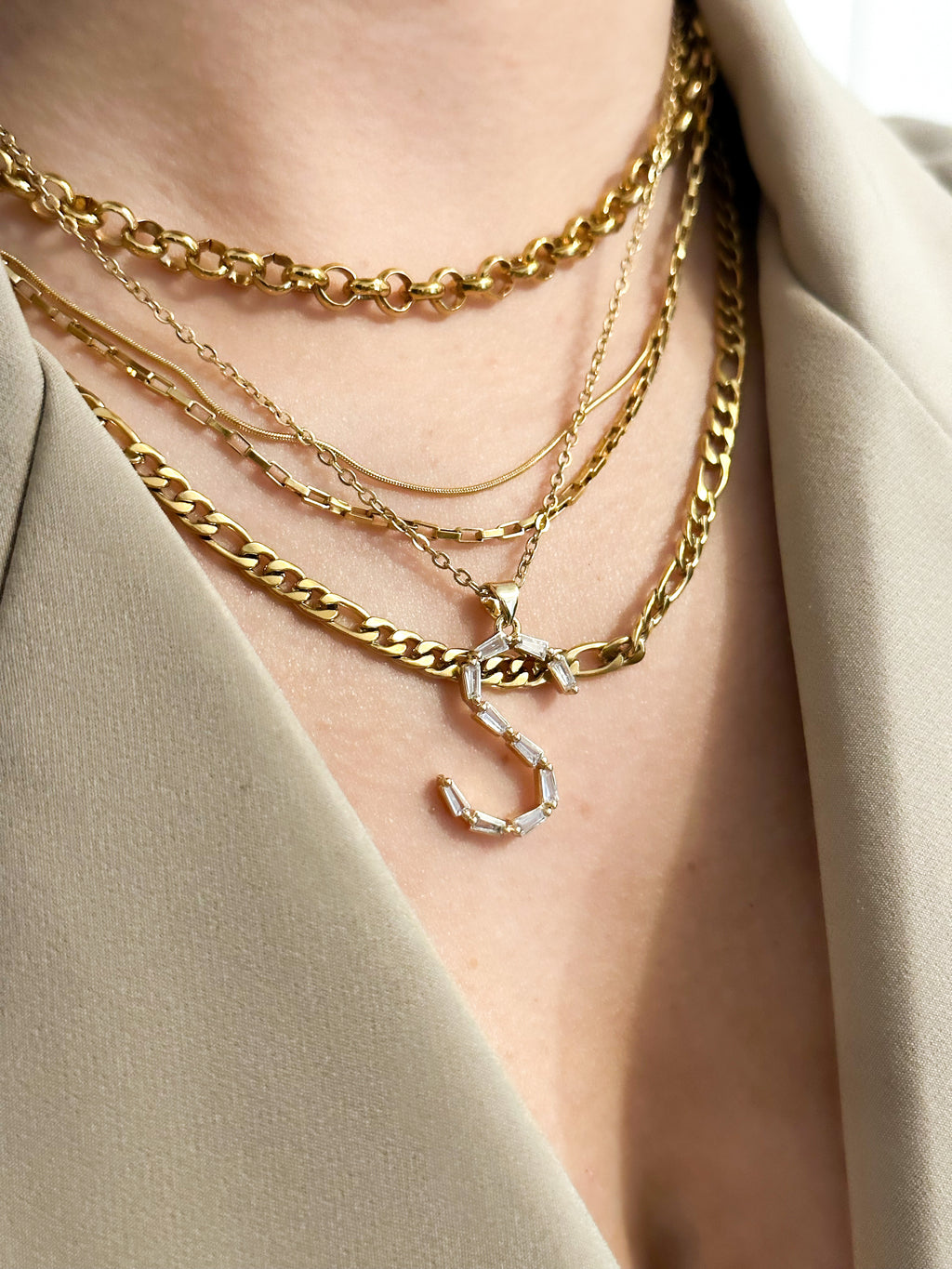 Collar Inicial Crystal