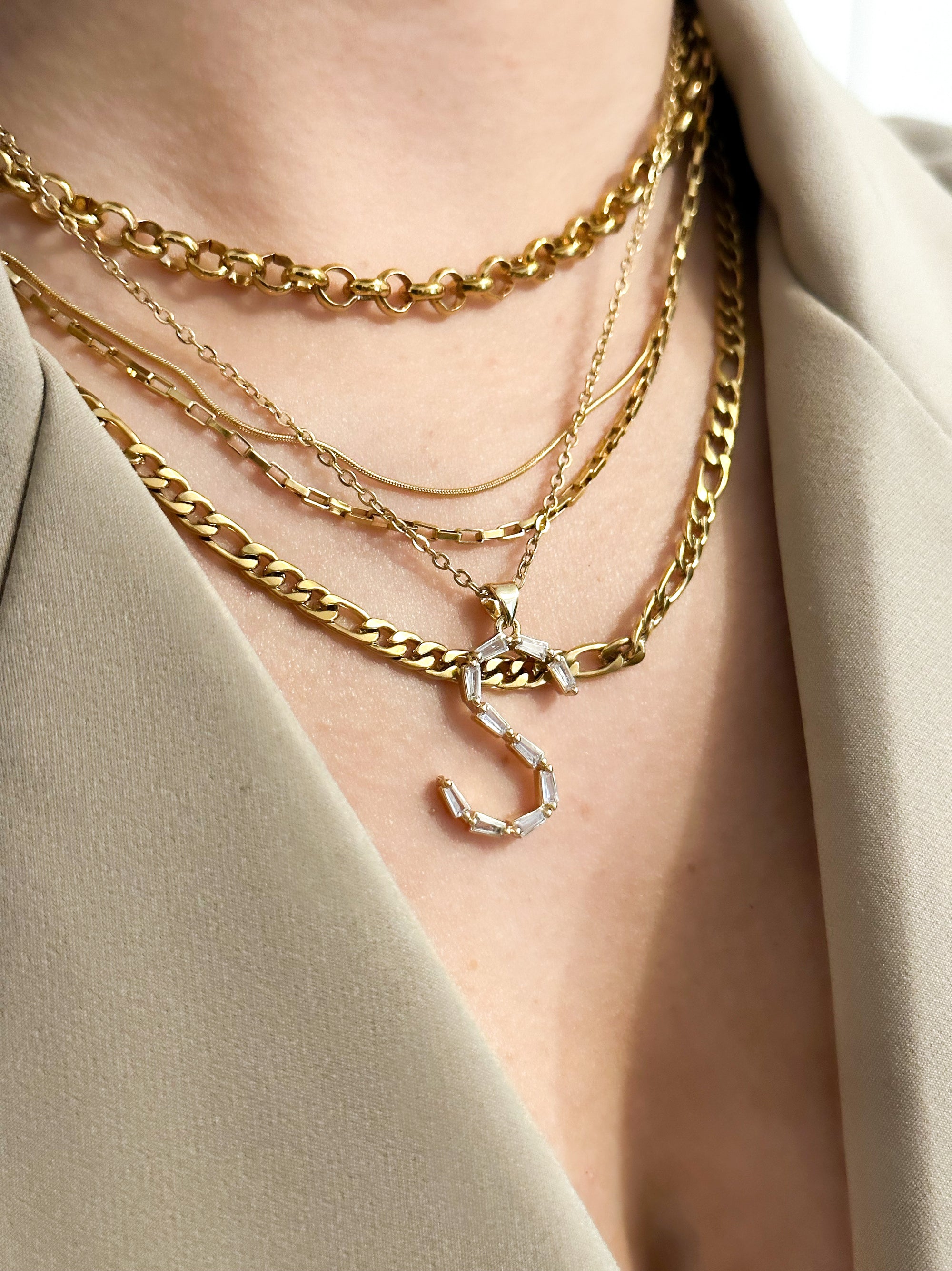 Collar Inicial Crystal
