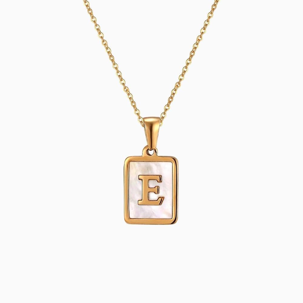 Collar Inicial Madre Perla