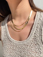 Cadena Planchada Gold